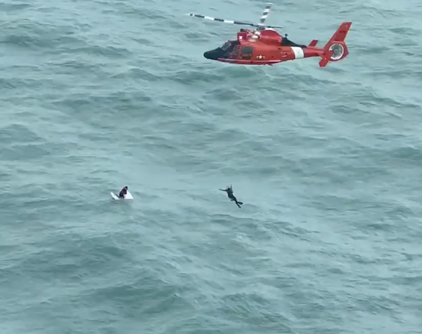 Coast Guard rescues sailor in Gulf of Mexico